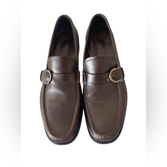 Salvatore Ferragamo Gancini leather loafers Size:11.5 main image 4